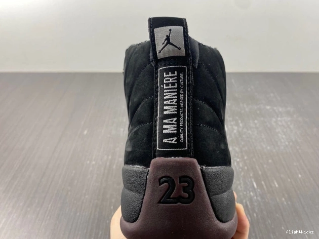 DV6989-001 Maniere Retro Jordan A 12 Black Ma 1121